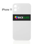 iPhone 11 Back Glass (Big Camera Hole) (White)