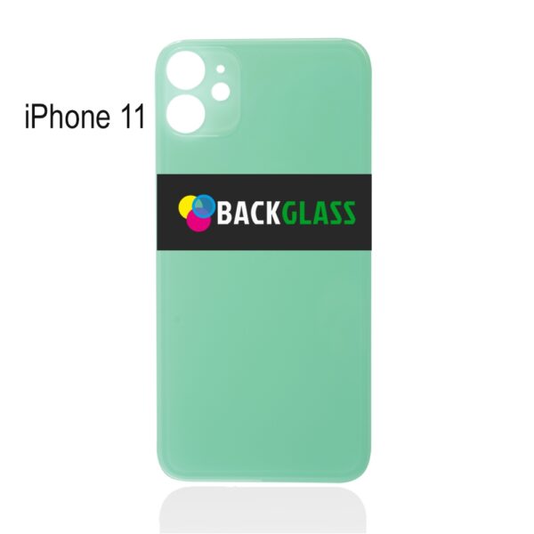 iPhone 11 Back Glass (Big Camera Hole) (Green)