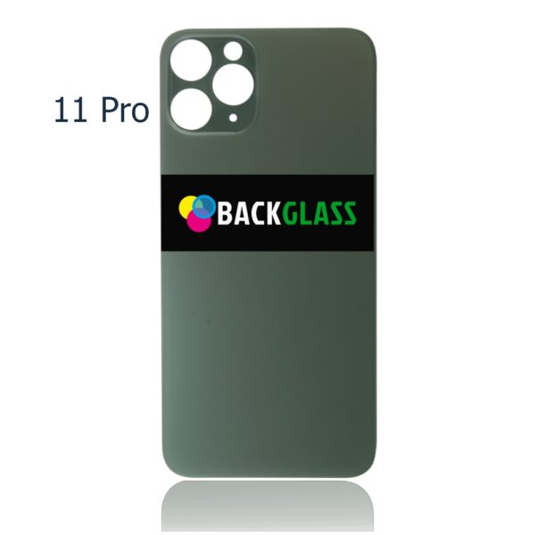 iPhone 11 Pro Back Glass - (Big Camera Hole) (Midnight Green)