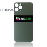 iPhone 11 Pro Max Back Glass - (Big Camera Hole) (Midnight Green)