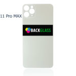 iPhone 11 Pro Max Back Glass - (Big Camera Hole) (White)