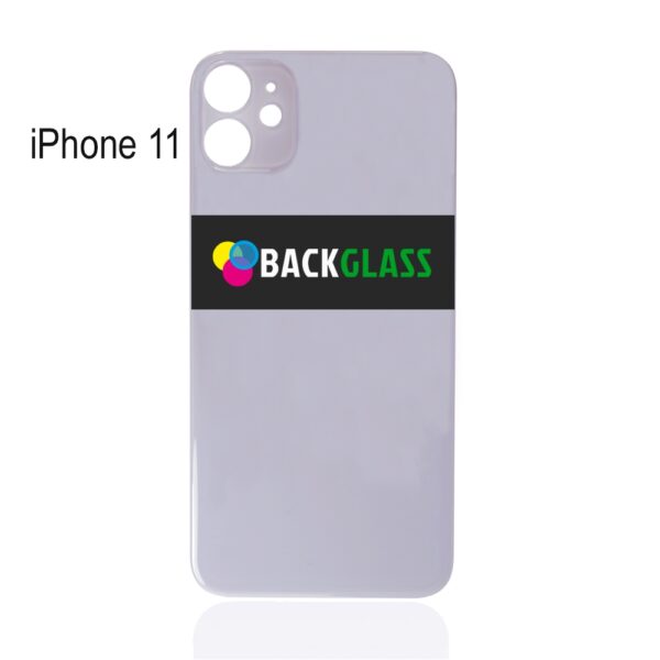 iPhone 11 Back Glass (Big Camera Hole) (Purple)