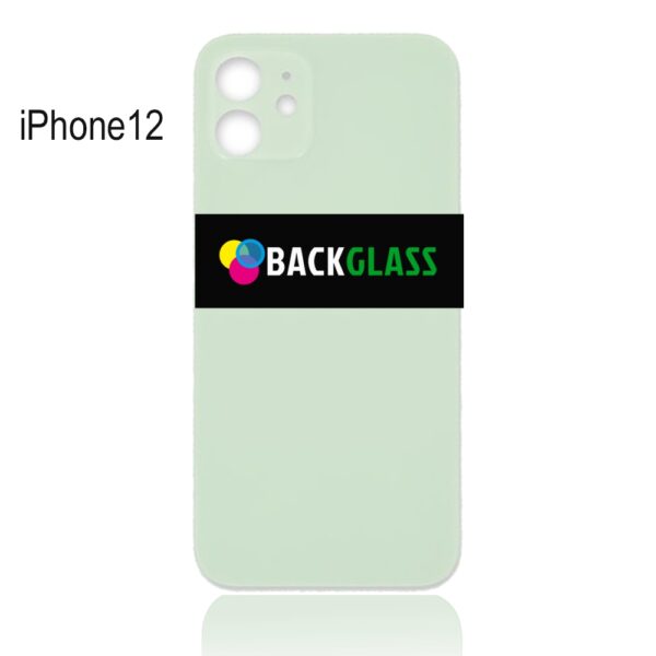 iPhone 12 Back Glass (Large Camera Hole) (Green)