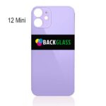iPhone 12 Mini Back Glass (Large Camera Hole) (Purple)