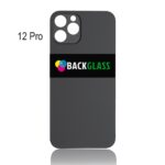iPhone 12 Pro Back Glass (Large Camera Hole) (Graphite)