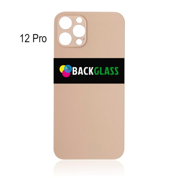 iPhone 12 Pro Back Glass (Large Camera Hole) (Gold)