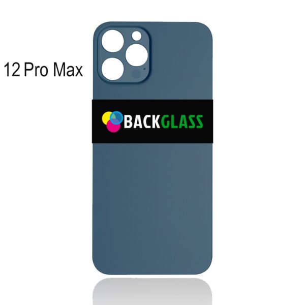 iPhone 12 Pro Max Back Glass (Large Camera Hole) (Pacific Blue)