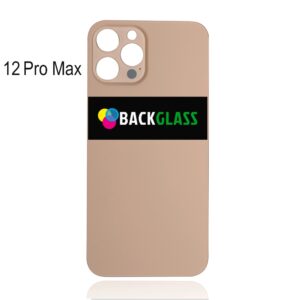 iPhone 12 Pro Max Back Glass (Large Camera Hole) (Gold)