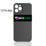 iPhone 12 Pro Max Back Glass (Large Camera Hole) (Graphite)