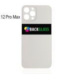 iPhone 12 Pro Max Back Glass (Large Camera Hole) (Silver)
