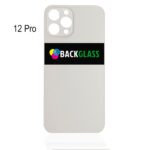 iPhone 12 Pro Back Glass (Large Camera Hole) (Silver)