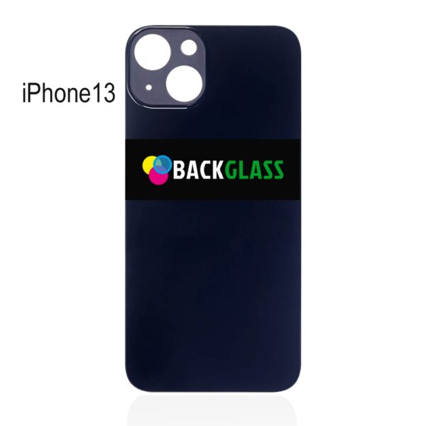 iPhone 13 Back Glass (Large Camera Hole) (Midnight)