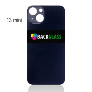 iPhone 13 Mini Back Glass (Large Camera Hole) (Midnight)