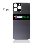 iPhone 13 Pro Back Glass (Large Camera Hole) (Graphite)