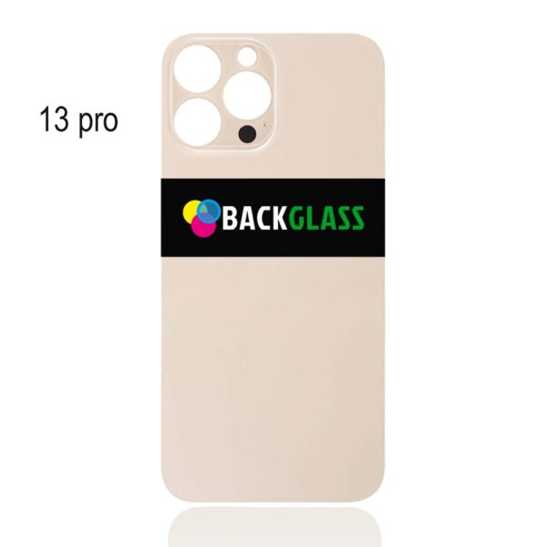 iPhone 13 Pro Back Glass (Large Camera Hole) (Gold)
