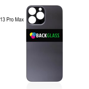 iPhone 13 Pro Max Back Glass (Large Camera Hole) (Graphite)