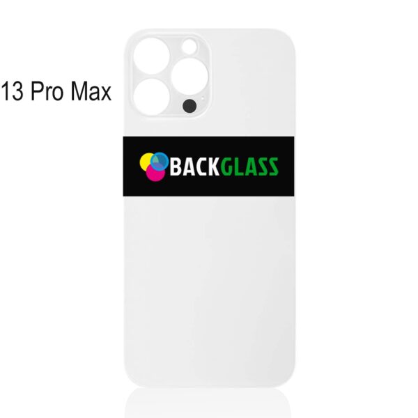 iPhone 13 Pro Max Back Glass (Large Camera Hole) (Silver)