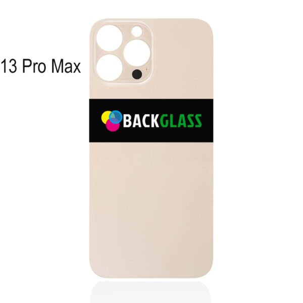 iPhone 13 Pro Max Back Glass (Large Camera Hole) (Gold)