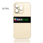 iPhone 14 Pro Back Glass (Large Camera Hole) (Gold)