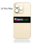 iPhone 14 Pro Max Back Glass (Large Camera Hole) (Gold)