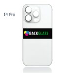iPhone 14 Pro Back Glass (Large Camera Hole) (White)