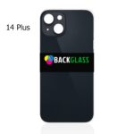 iPhone 14 Plus Back Glass (Large Camera Hole) (Black)