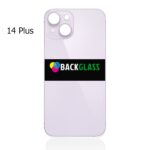 iPhone 14 Plus Back Glass (Large Camera Hole) (Purple)
