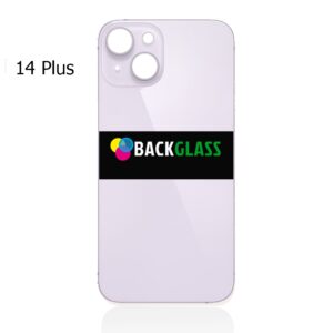 iPhone 14 Plus Back Glass (Large Camera Hole) (Purple)