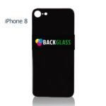 iPhone 8 Back Glass – (Big Camera Hole) (Black)