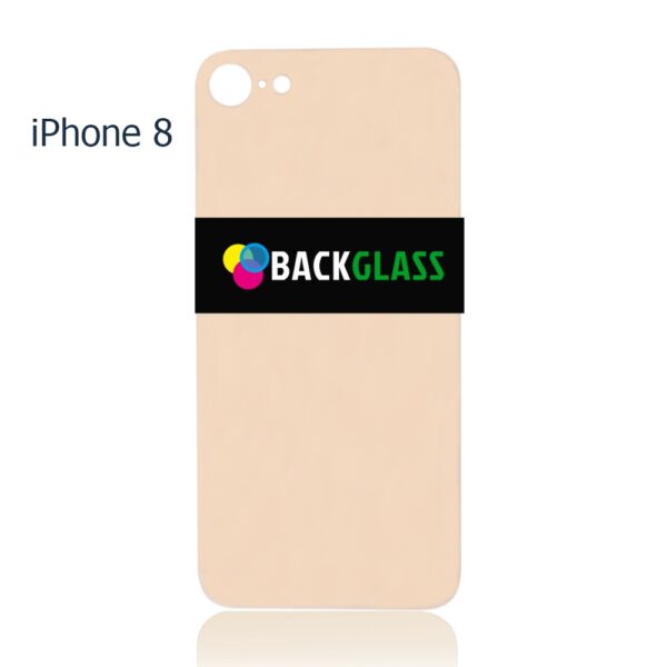 iPhone 8 Back Glass – (Big Camera Hole) (Gold)