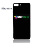 iPhone 8 Plus Back Glass – (Big Camera Hole) (Black)