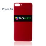 iPhone 8 Plus Back Glass – (Big Camera Hole) (RED)