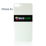 iPhone 8 Plus Back Glass – (Big Camera Hole) (White)