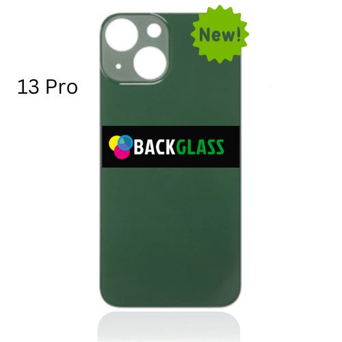 iPhone 13 Pro Back Glass (Large Camera Hole) (Green)