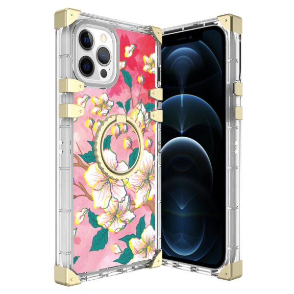 Spring Floral Fashion Shockproof Phone Case (Pink)
