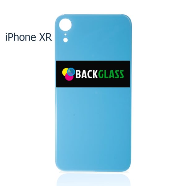 iPhone XR Back Glass – (Big Camera Hole) (Blue)