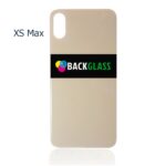 iPhone Xsmax Back Glass - (Big Camera Hole) (Gold)