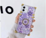 Spring Floral Fashion Shockproof  Phone Case (Blue)