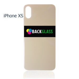 iPhone Xs Back Glass – (Big Camera Hole) (Gold)