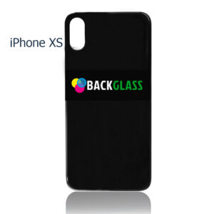 iPhone Xs Back Glass – (Big Camera Hole) (Black)