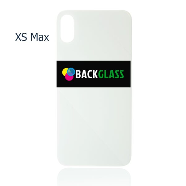 iPhone Xsmax Back Glass – (Big Camera Hole) (White)